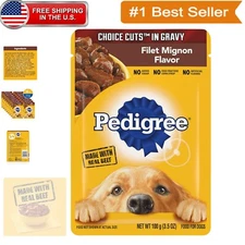 Choice Cuts In Gravy: Premium Filet Mignon Adult Dog Food - 3.5 oz, Pack of 16