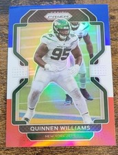 2021 Prizm QUINNEN WILLIAMS #89 RED WHITE BLUE PRIZM Refractor SP Cowboys Jets