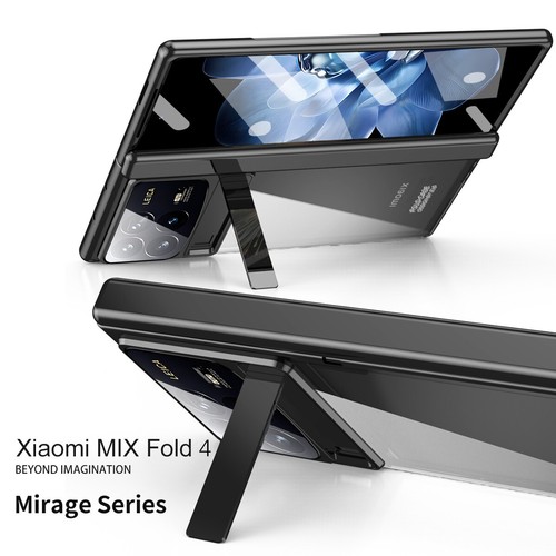 Plating Transparent PC Hinge Protec Full Body Case+Glass For Xiaomi Mix Fold 4 - Picture 3 of 33