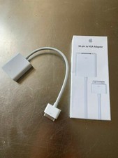 Genuine Apple MC552ZM/B 30-Pin to VGA Adapter For iPad 2 iPhone 4 iPod Touch