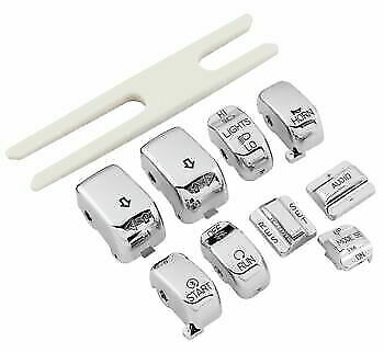 Harley Chrome Handlebar Switch Caps 96 