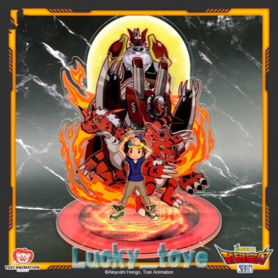 18cm Official Digimon Matsuda Takato Guilmon Evolution Acrylic