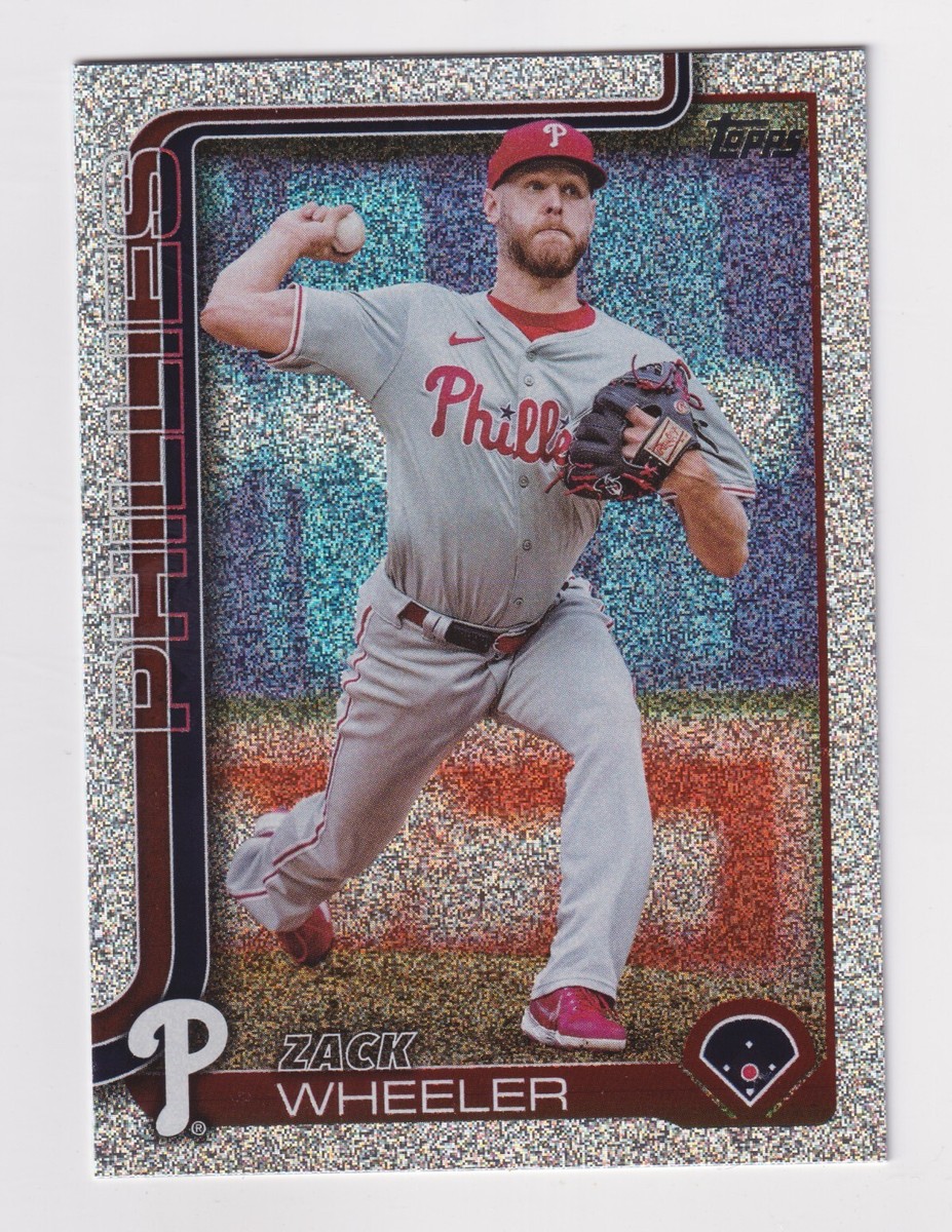 2025 Topps SANDGLITTER FOIL #218 ZACK WHEELER Philadelphia