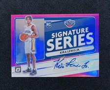 2020 Donruss Optic Signature Series KIRA LEWIS JR RC Pink Prizm /25 Rookie Auto