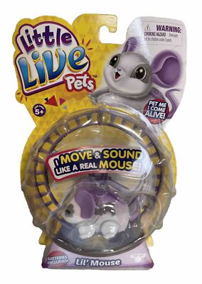 LITTLE Lil' Mouse Purple ANGELEE Sound Motion NEW LIVE PETS Series 1