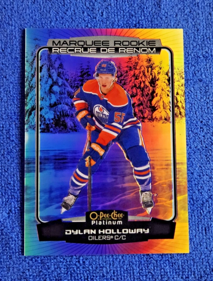 2022-23 DYLAN HOLLOWAY O-Pee-Chee Platinum Pond Hockey Marquee Rookie #207 RARE - Image 2 of 4