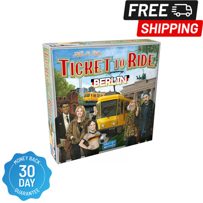 Ticket to Ride Berlin Board Game - Train Route-Building Strategy Game, Fun Famil