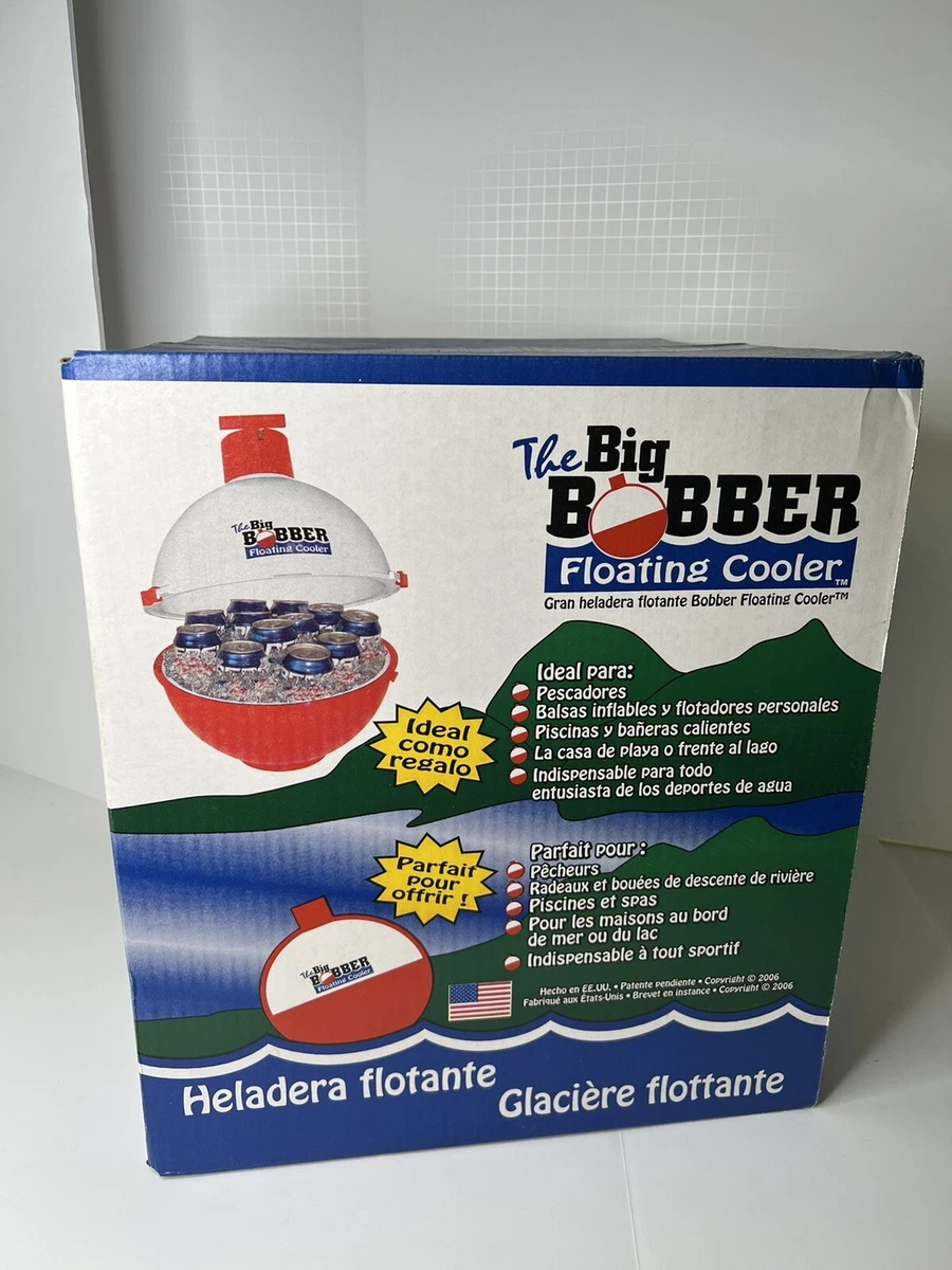 The Big Bobber Floating Cooler 12 Can Ice Chest Fishing, Party, Camping,  Beach