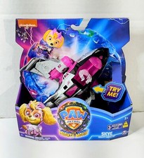 PAW PATROL: The Mighty Movie, Mighty Pups Jet with Lights, Sounds  Skye Figure