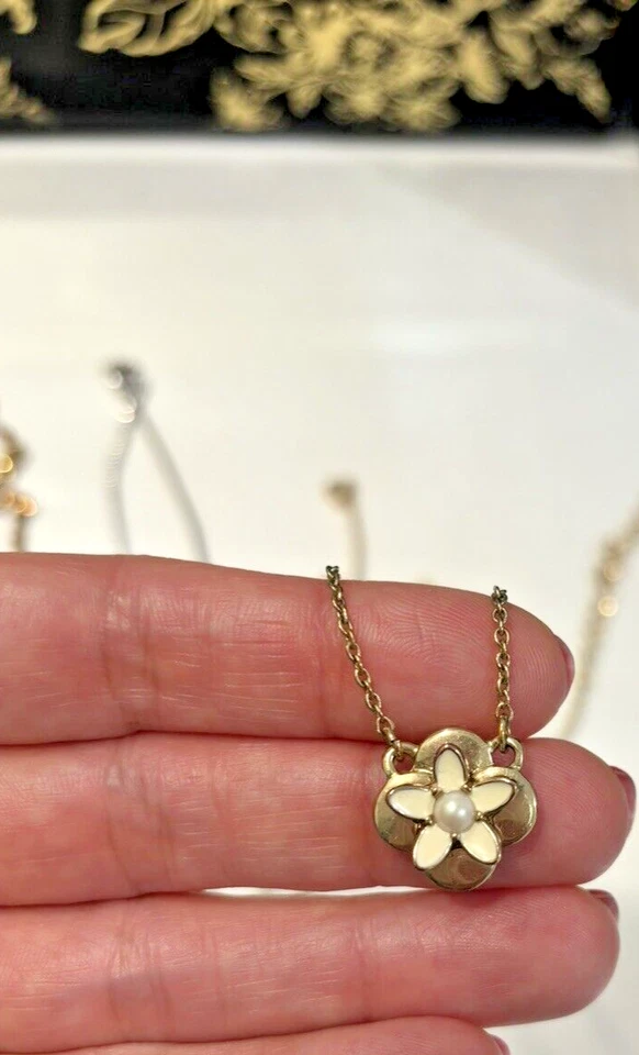 Collar Kate Spade Joyería Cumpleaños REGALO Oro Plata Vacaciones Muñeco de Nieve $300 " Foto 2 de 4