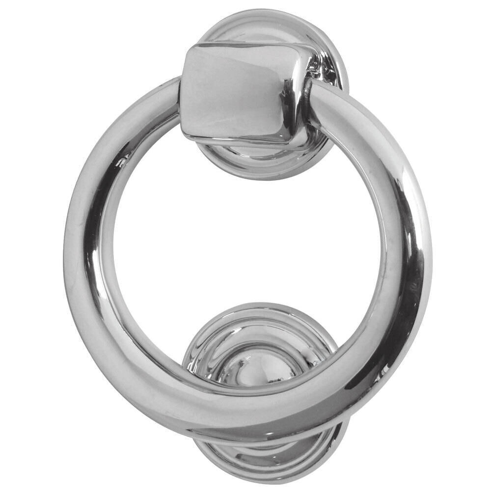 Jedo Polished Chrome Ring Door Knocker 10mm JV37NPC