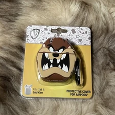 New In Box!  Bioworld AirPods Case - Generations 1 & 2 - Tasmanian Devil - Taz