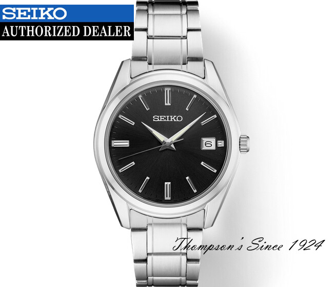Seiko Classic Men's Black Watch - SUR311 for sale online | eBay