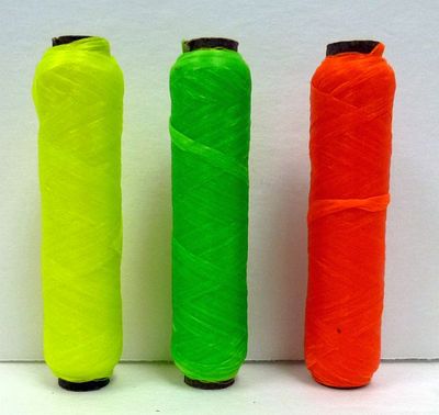 Bright NEON US SINEW BOBBIN Sinue 70# test Brite Color wax thread beading craft 