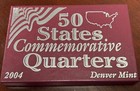 2004 Commemorative Quarters Set 5 Coins Total in Case W/ Coa Denver Mint
