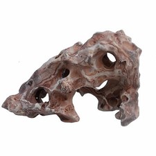 Large Fellas Marble Rock Aquarium Decor, Looks Great in Fish Tank or Vivarium
