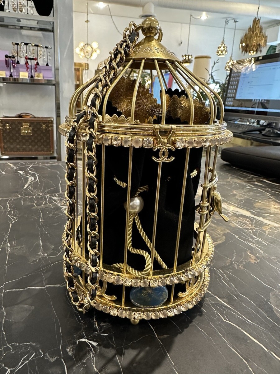 CHANEL Bird Cage Bag-A Unique Runway Evening Bag From 2020-202 FW Collection