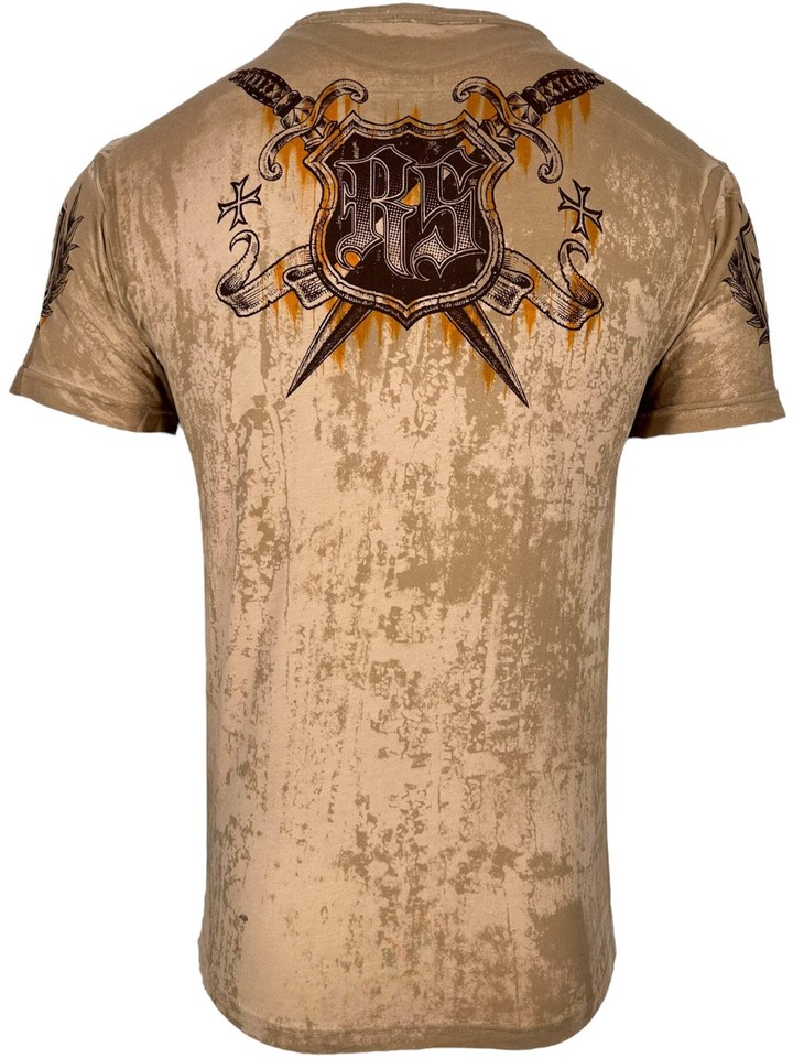 Anime Cult T-shirt Donna Rebel Saint By Affliction - Tema Garage, Biker, Tatuaggi, Maniche Lunghe, Cotone 100% T-shirt Affliction - Foto 6