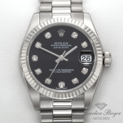 Juwelier Rieger Gebrauchte Goldene Rolex Rolex Datejust 31 Mm