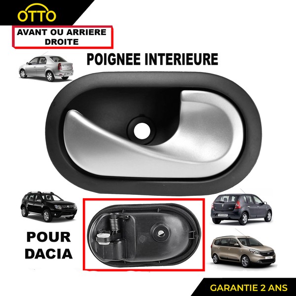 Griff TüR Innen Vorne Oder RüCkseite Recht Dacia Dokker Duster Logan Lodgy-image