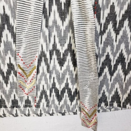 Dignity Not Charity India Shirt Dress Tunic Embroidery Cotton Ikat Print size 2X - Picture 12 of 14