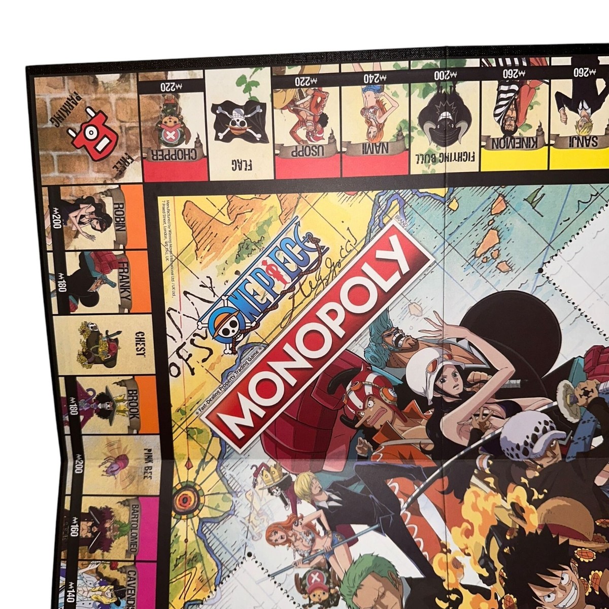 New Hasbro Monopoly One Piece Board Game Game Board Replacement