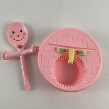 Cherry Merry Muffin Mix N Wash Playset Spoon Bowl Sink Vintage 1988 Mattel Toy
