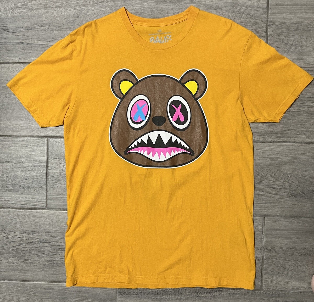 BAWS Men's Crazy Baws Large Orange Short Sleeve Tee - Main Image