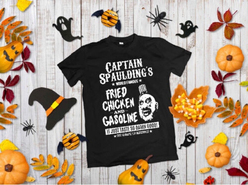 Captain Spaulding T-Shirt -  Halloween 1000 Corpses Tee Top - Afbeelding 1 van 6