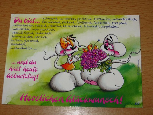 Diddl Postkarte H -Serie Deutsch AUSSUCHEN Rarität NEU 1-94 Rückseite grau - Picture 27 of 31