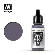 Vallejo 71073 Model Air Black (Metallic) Acrylic Paint 17ml - US
