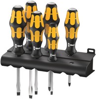 932/918/6 Schraubendrehersatz Kraftform Wera: Der SchraubmeißEl + Rack, 6-Teilig
