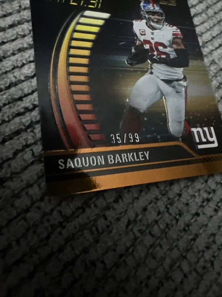 2023 Panini Donruss Elite - Full Throttle Orange #FT-SB Saquon Barkley /99 - Image 3 of 3
