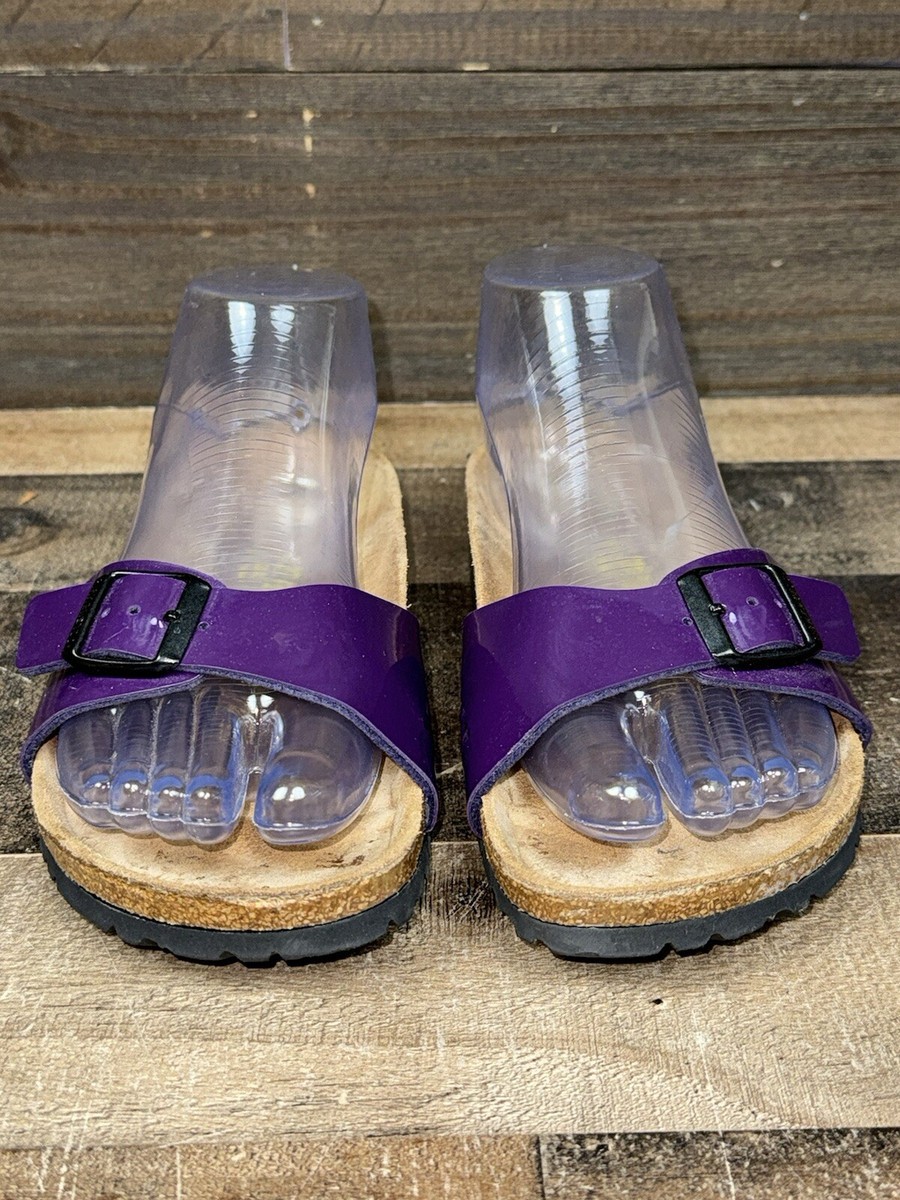 BIRKENSTOCK パープル コンフォートサンダル 38　マドリッド 040393] BIRKENSTOCK(ビルケンシュトック) Madrid / マドリッド