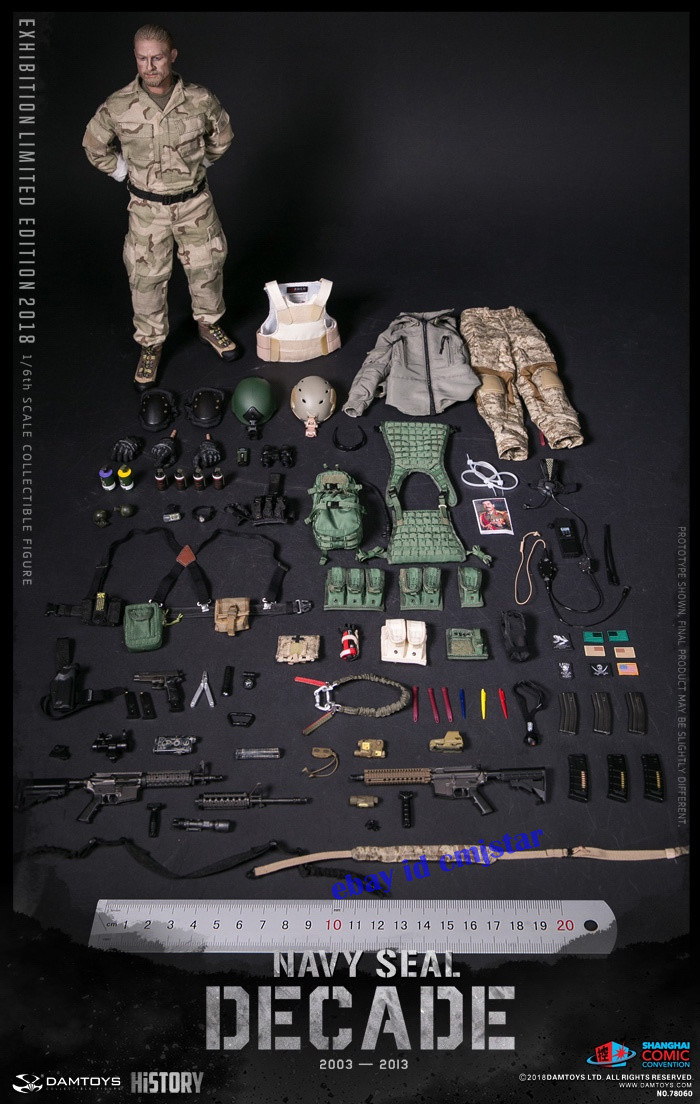 DAMTOYS DECADE NAVY SEAL 2003-2013 1/6 Figure 78060 2018 DAMTOYS DECADE NAVY SEAL 2003-2013 1/6 Figure 78060 2018