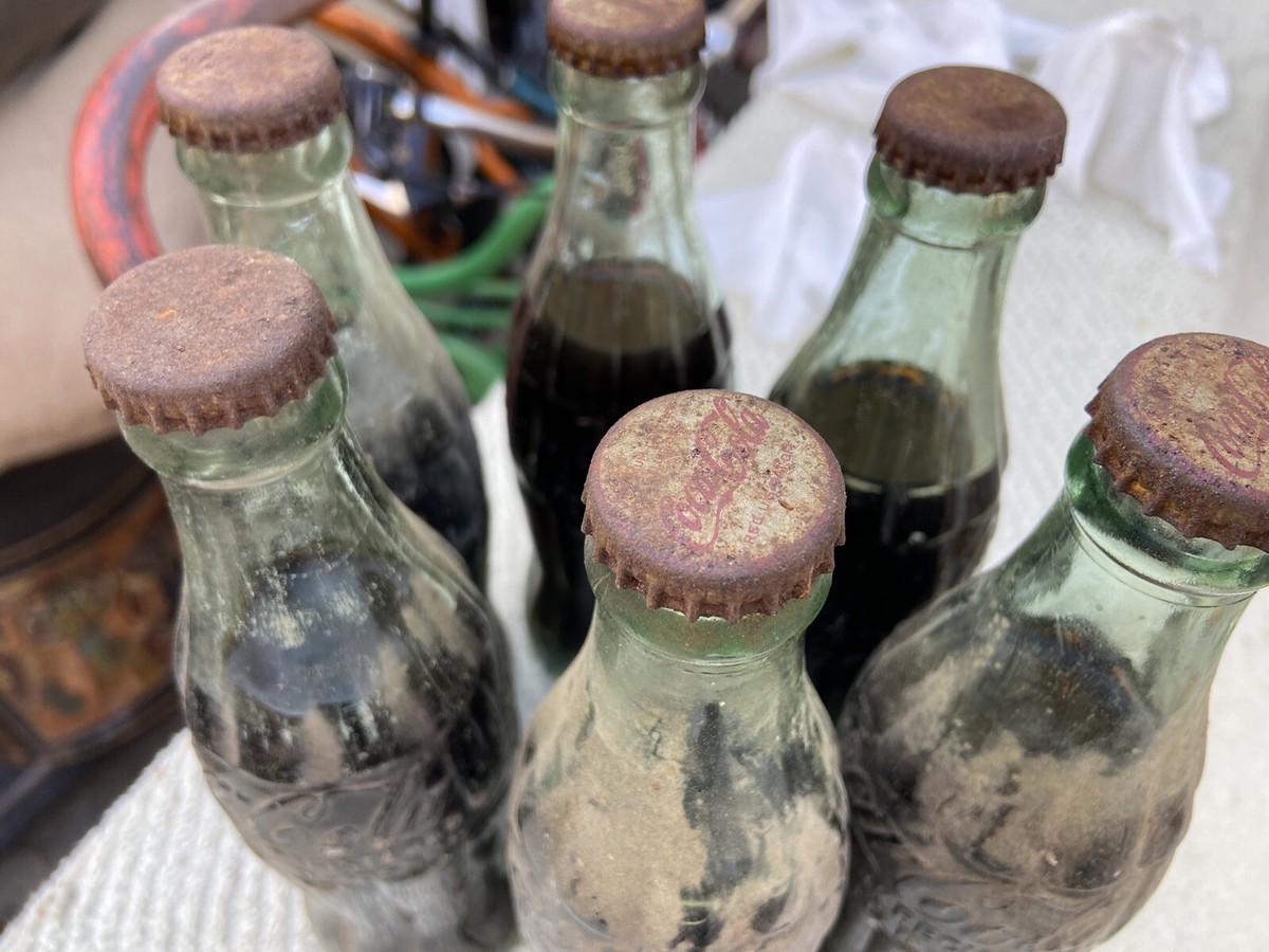 Lot Of 4 - Antique Sealed Coca Cola Bottles World War II… | eBay