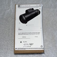 Pankoo Monocular 40 X 60-x Black Scope Made In China