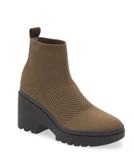 Women  EILEEN FISHER Korma Bootie Textile ANTELOPE (RUNS SMALL, SE DESCRIPTION)