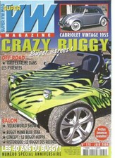 VW MAGAZINE N°178 LES 40 ANS DU BUGGY / CRAZY BUGGY / CAB. VITNAGE 1953 