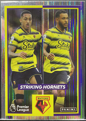 Panini Premier League 2022 575 STRIKING HORNETS Watford