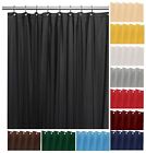 Magnetized Pvc Shower Curtain Liner, Mildew Resistant, 70"x72", Hooks Optional