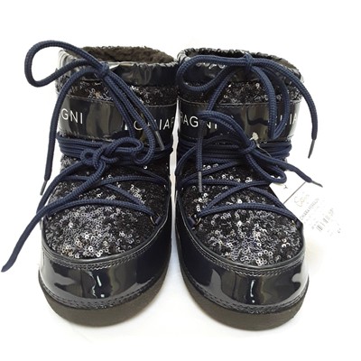 sequin moon boots