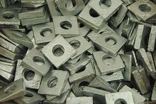 (100) Galvanized Malleable 1/2 Square Bevel Washers I-Beam Flange Wedge