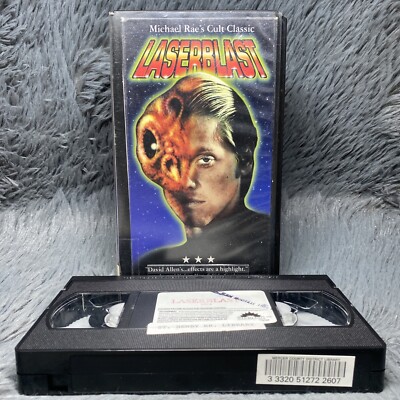 Laserblast VHS Sterling Entertainment Michael Rae Cult Classic Roddy McDowell