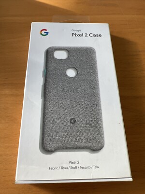 Original Google Fabric Hülle nur für Google Pixel 2 - Grau Neu