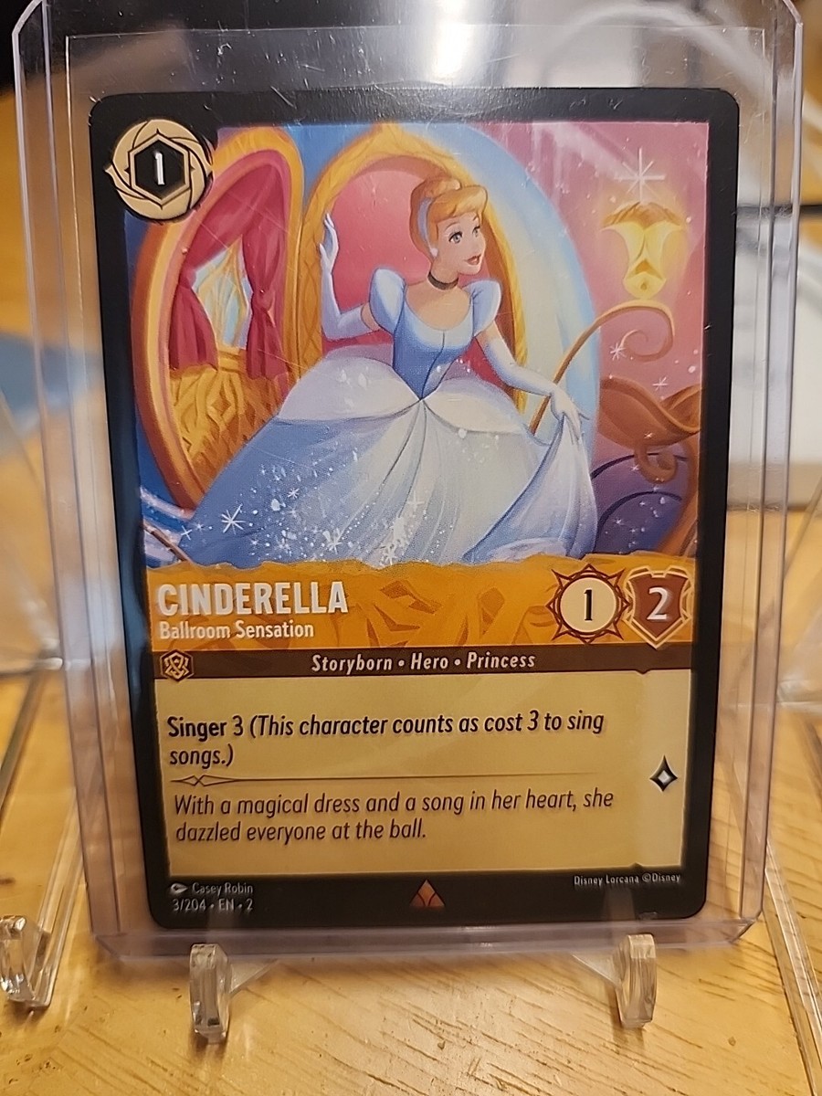 lorcana cinderella card 004-004 Cinderella - Melody Weaver Lorcana Card
