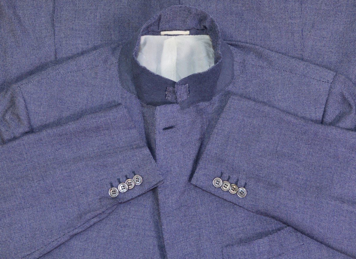 Vicuna Kiton Napoli Blazer 57IT 47US/UK Blue Vicuna Bolivia