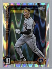 Kerry Carpenter 2025 Topps Chrome #299 RayWave Refractor Detroit Tigers MLB