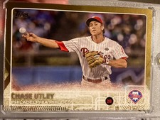 2015 Topps Baseball #163 Chase Utley GOLD 1772/2015 Philadelphia Phillies