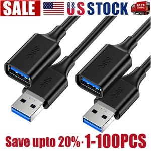 Adaptateur de câble d'extension USB3.0 TypeA Male à femelle Lot